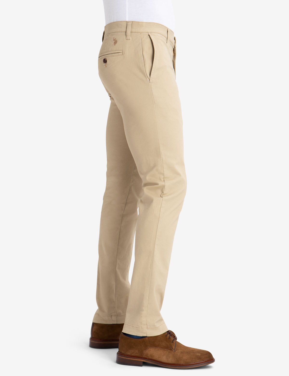Skinny Stretch Twill Chinos for Men | Black Mallet Collection