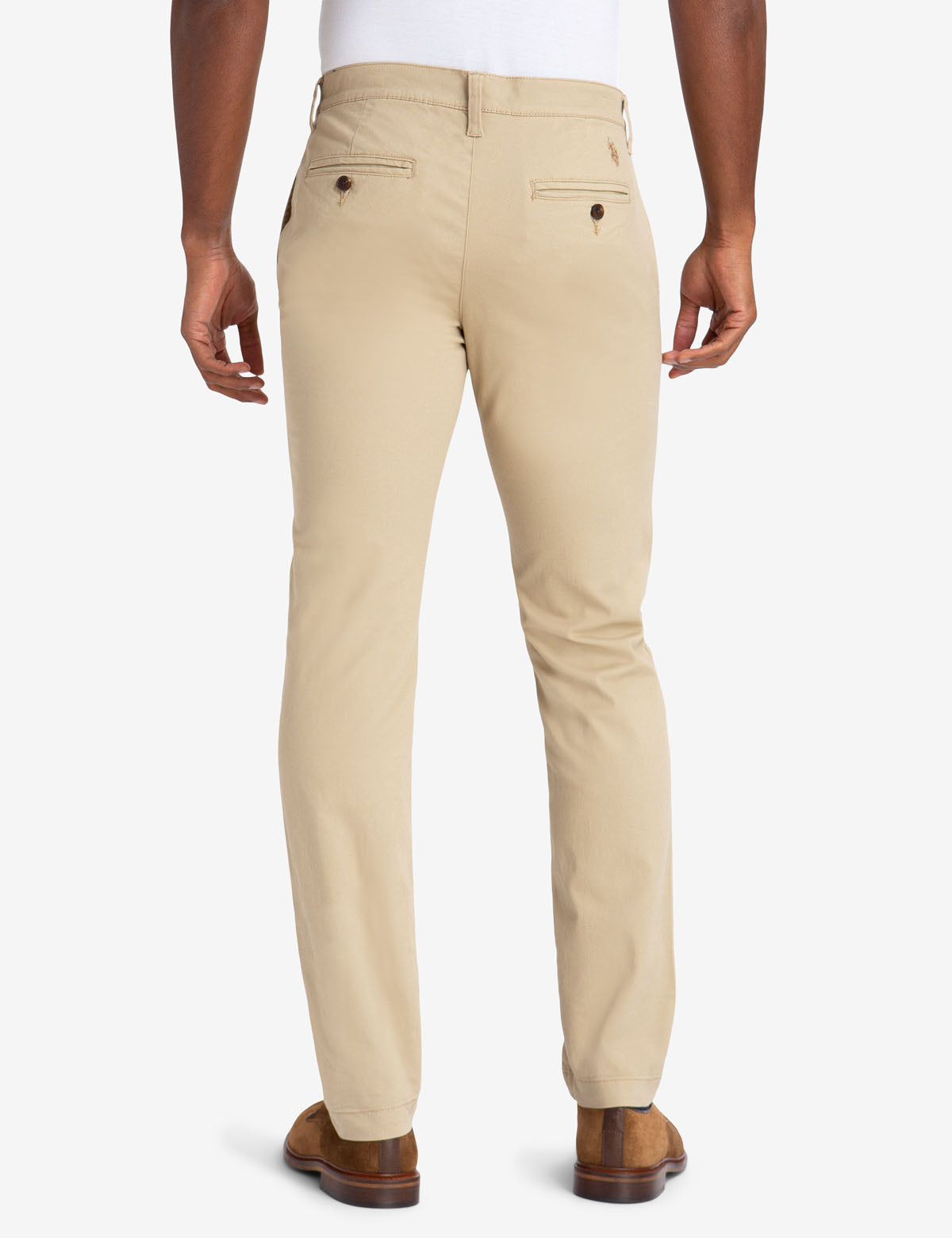 Skinny Stretch Twill Chinos for Men | Black Mallet Collection