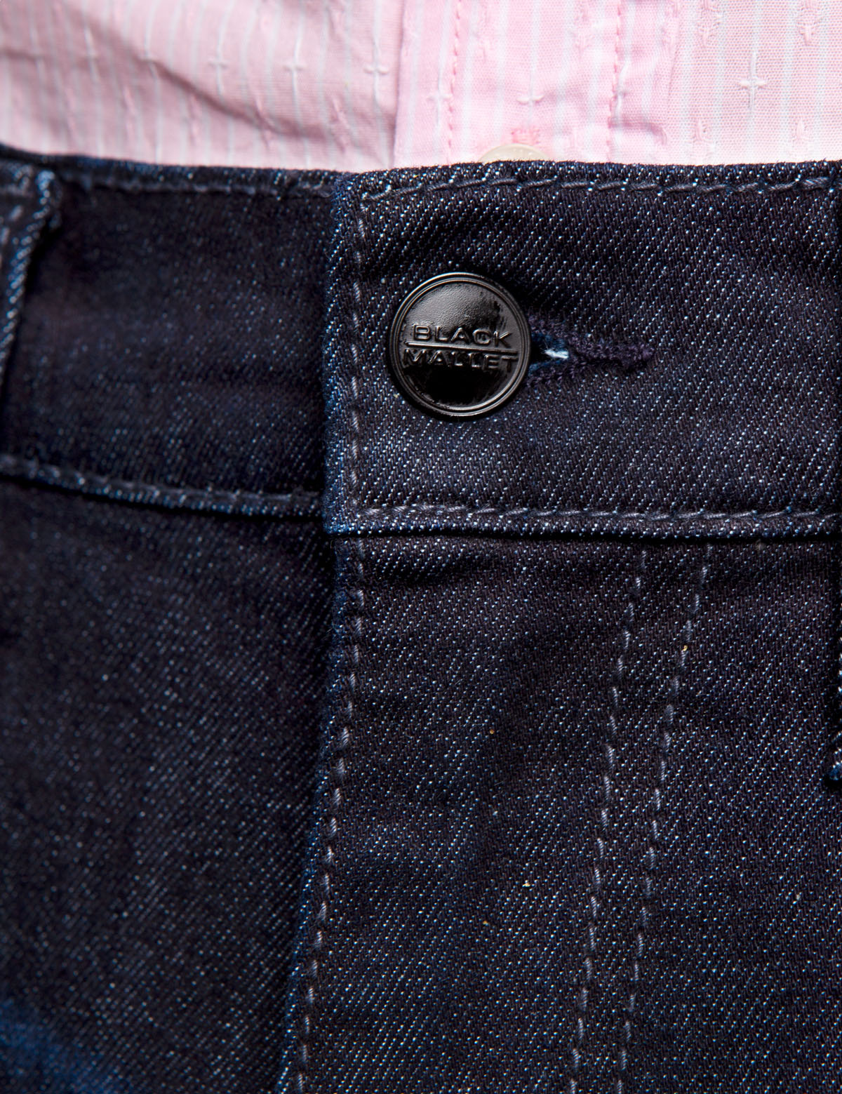 Slim Fit Black Denim Jeans for Men | Black Mallet