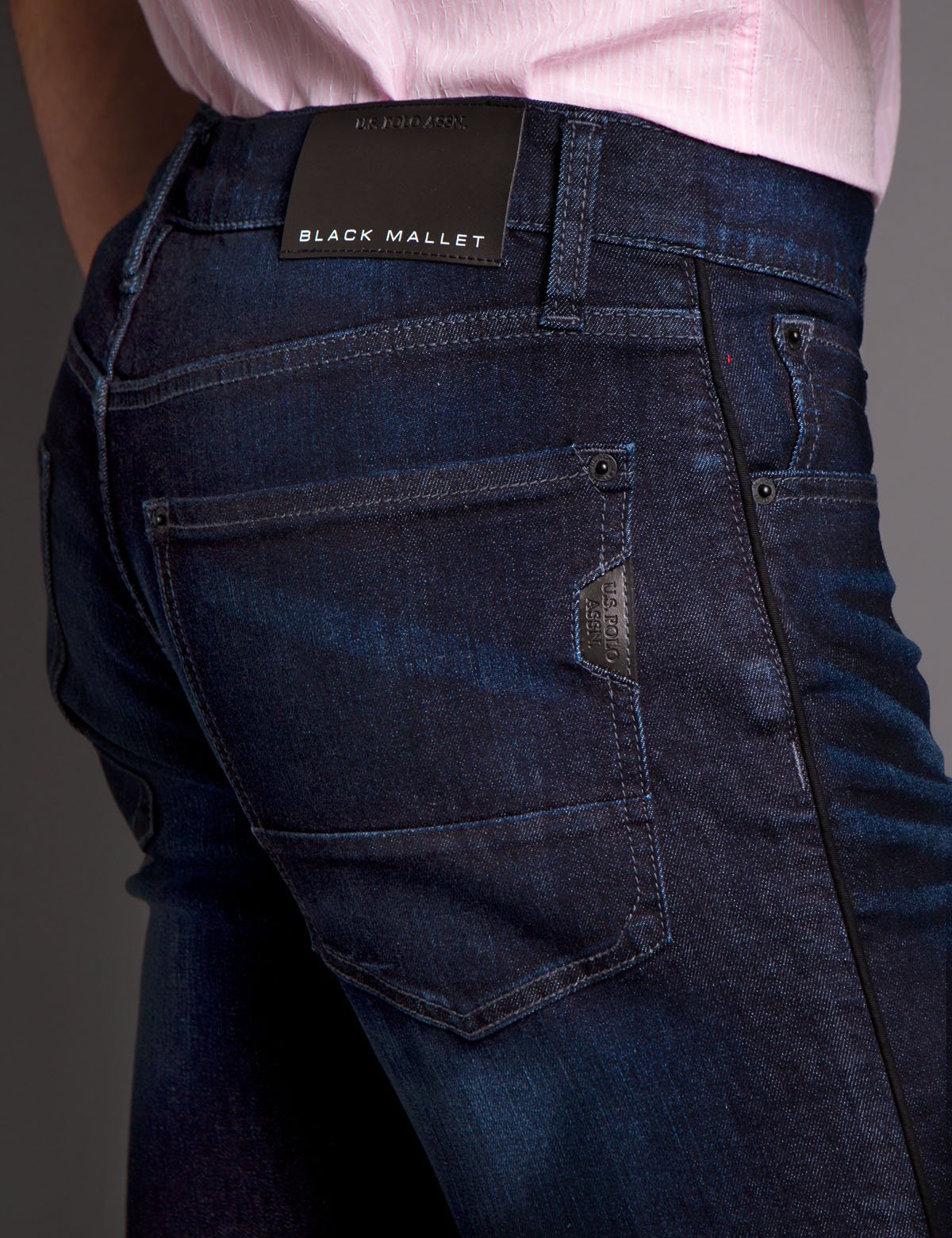 Slim Fit Black Denim Jeans for Men | Black Mallet