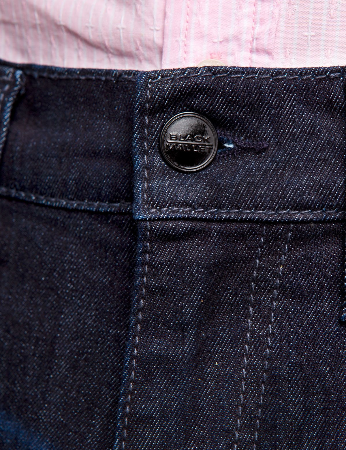 Slim Fit Black Denim Jeans for Men | Black Mallet