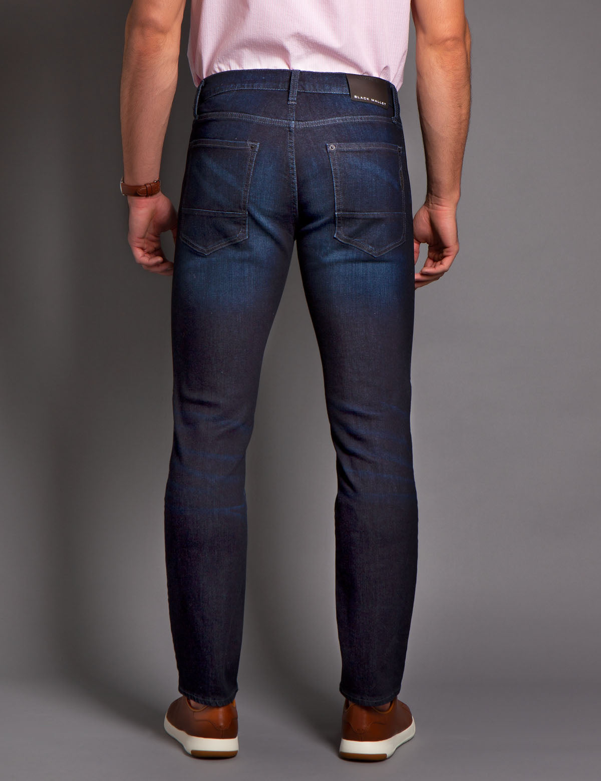Slim Fit Black Denim Jeans for Men | Black Mallet