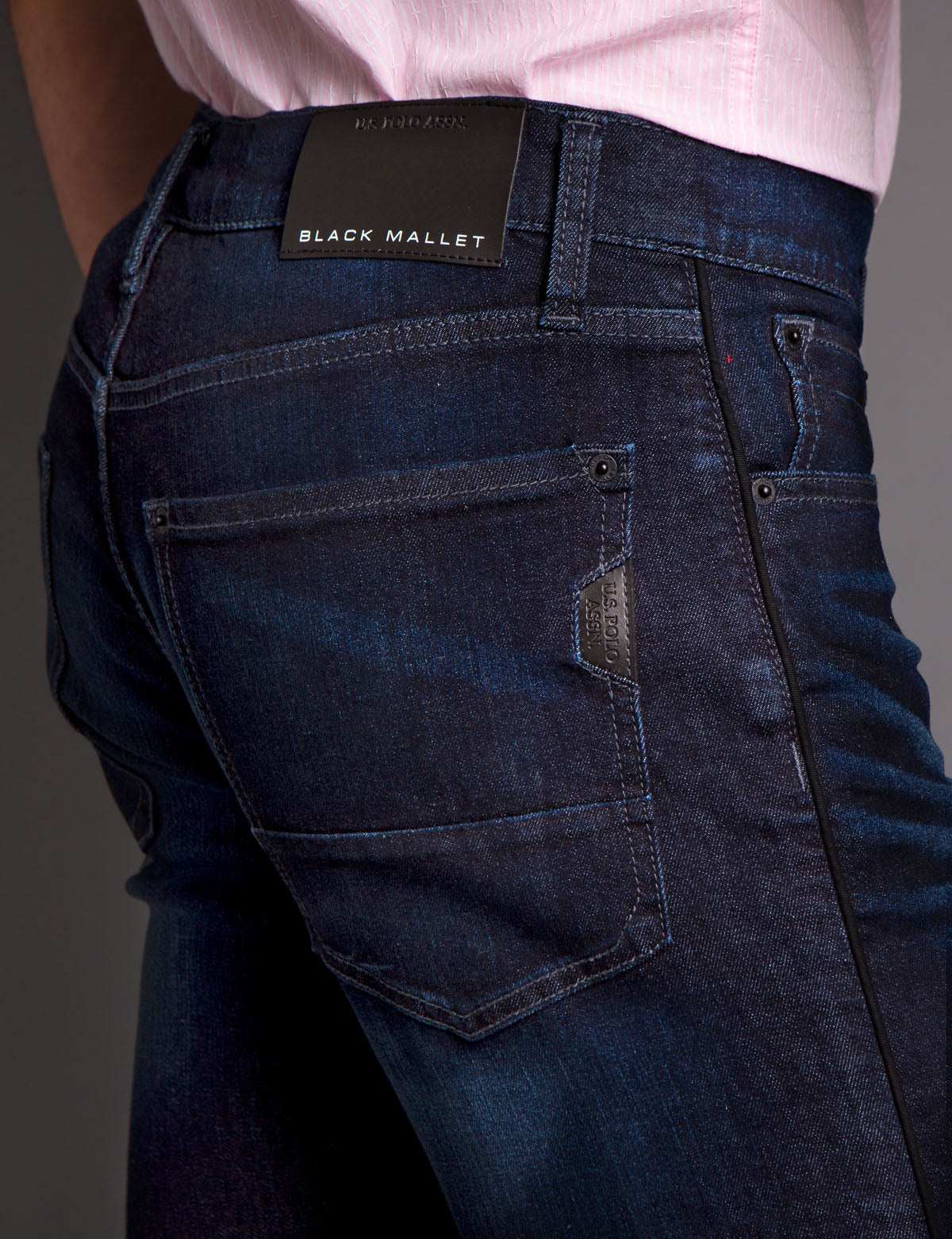 Slim Fit Black Denim Jeans for Men | Black Mallet
