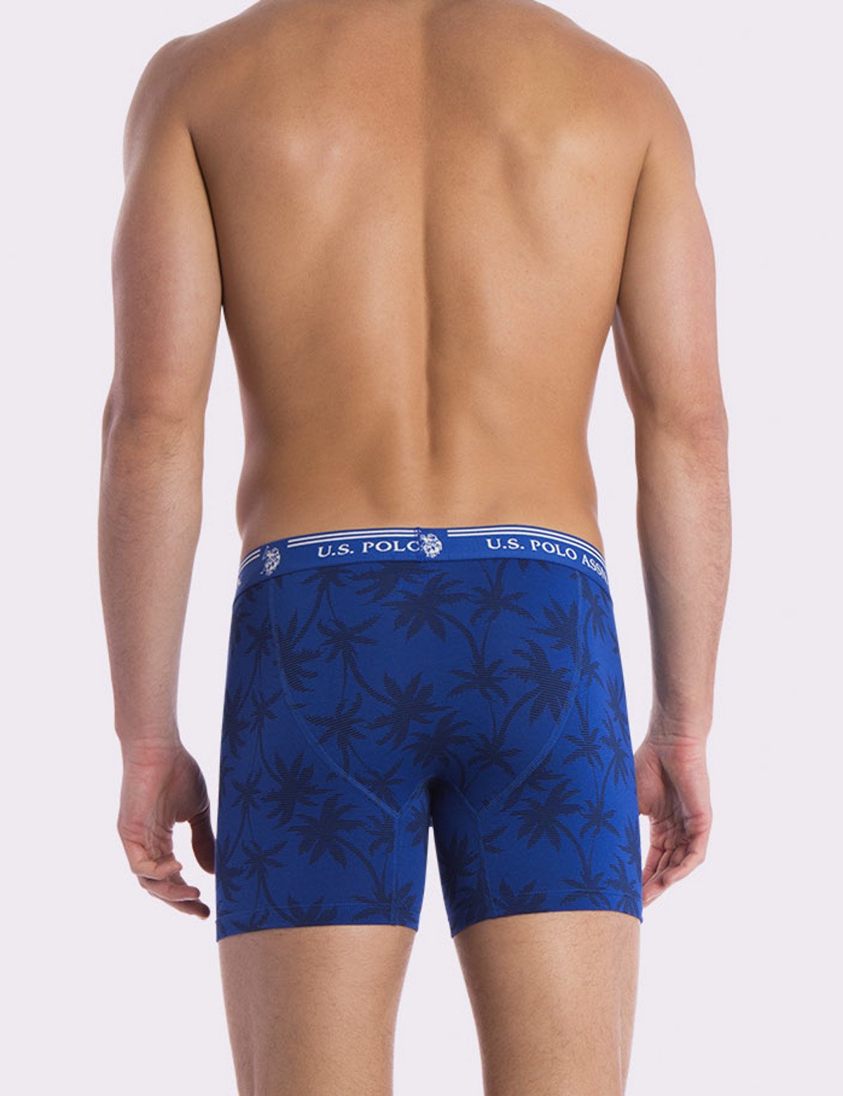 Men's Cotton Boxer Briefs with Tag-Free Comfort & Buttonless Fly