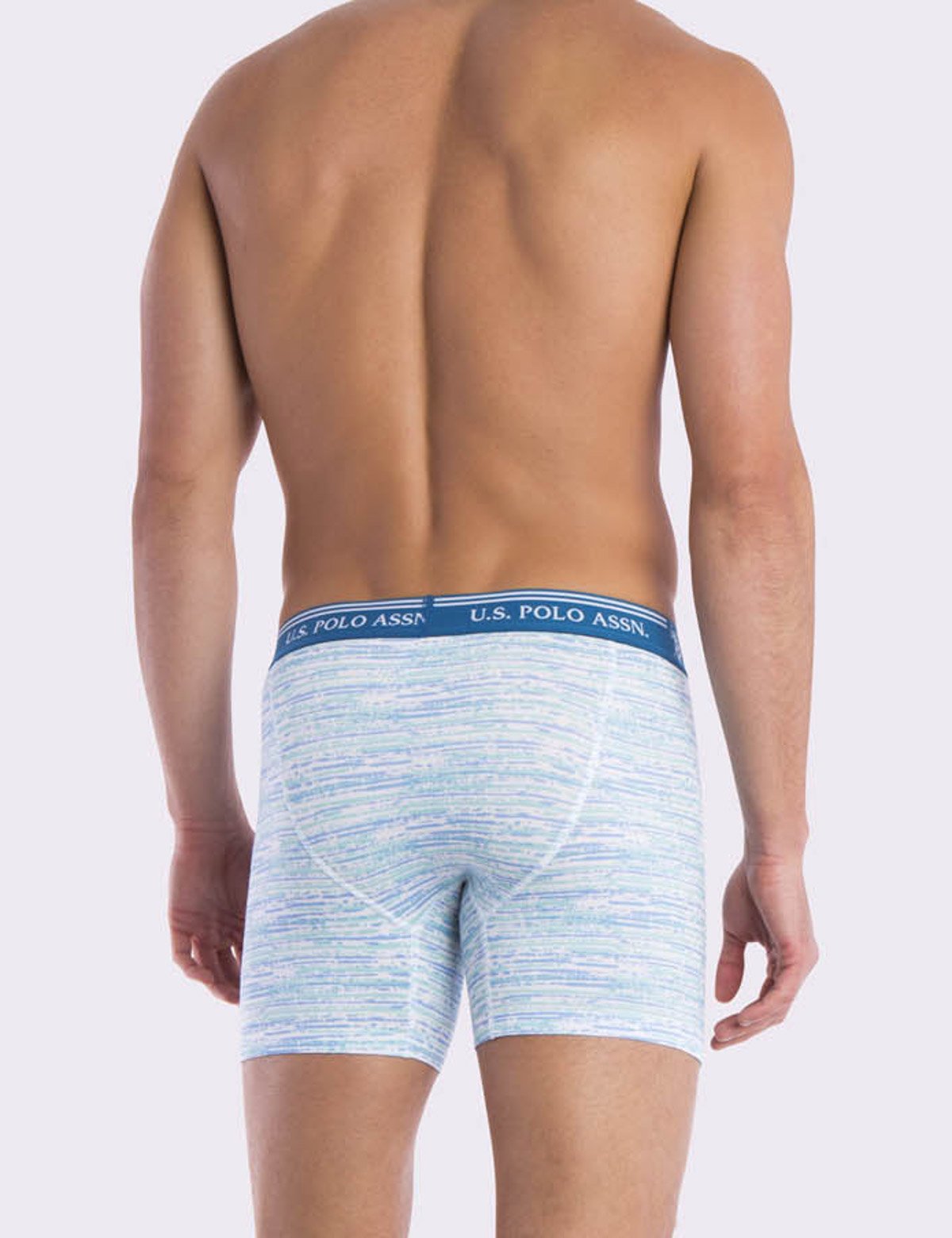 Men's Cotton Boxer Briefs with Tag-Free Comfort & Buttonless Fly